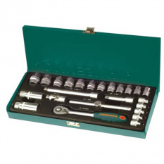 Набор головок торцевых Jonnesway S04H3125S 3/8&amp;quot;DR, 6-22 мм, 25 предметов